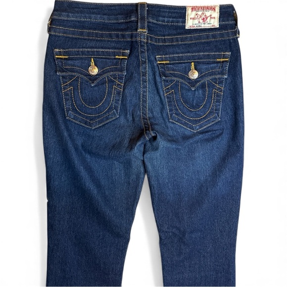 Like New! True Religion Serena Indigo Women's Stretch Super Skinny Jeans sz 29 - Picture 3 of 14